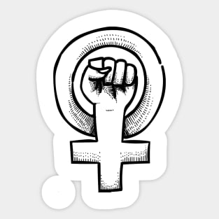 feminism symbols art Sticker